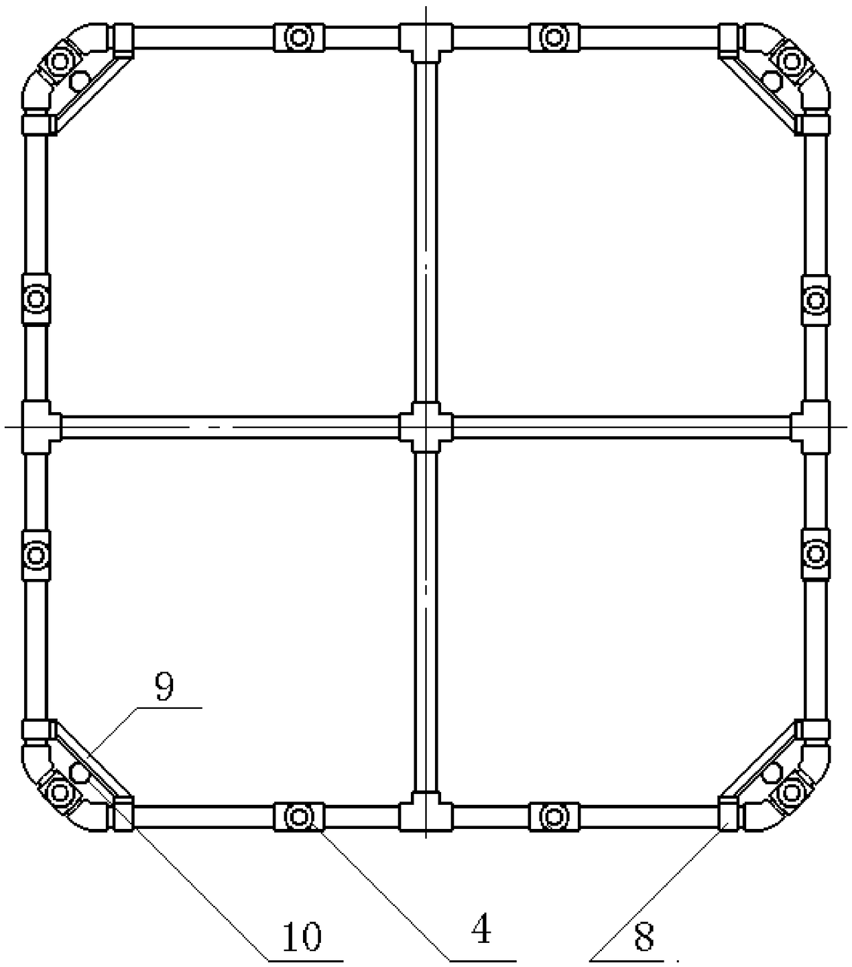 Underwater net box culturing system