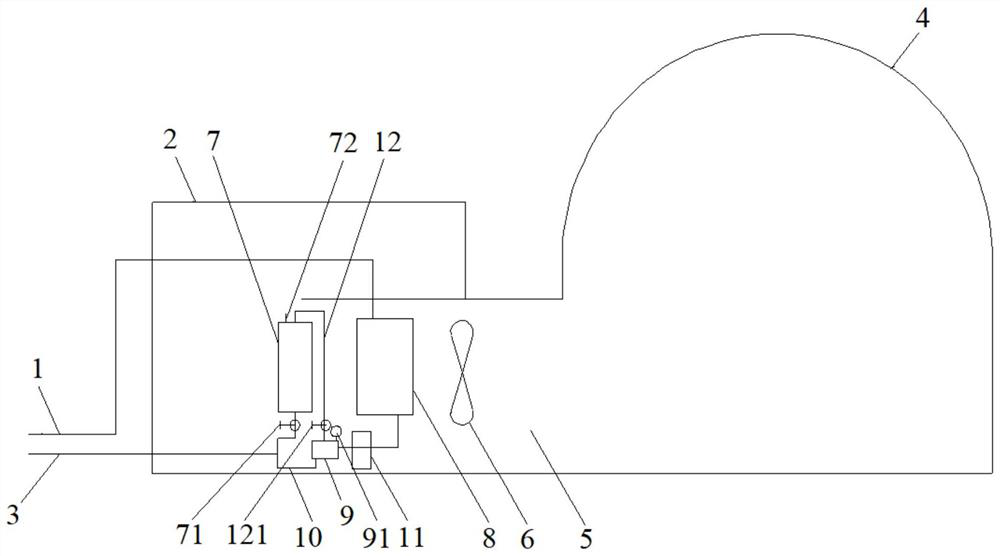 System for dead steam recovery and shaft heating and method