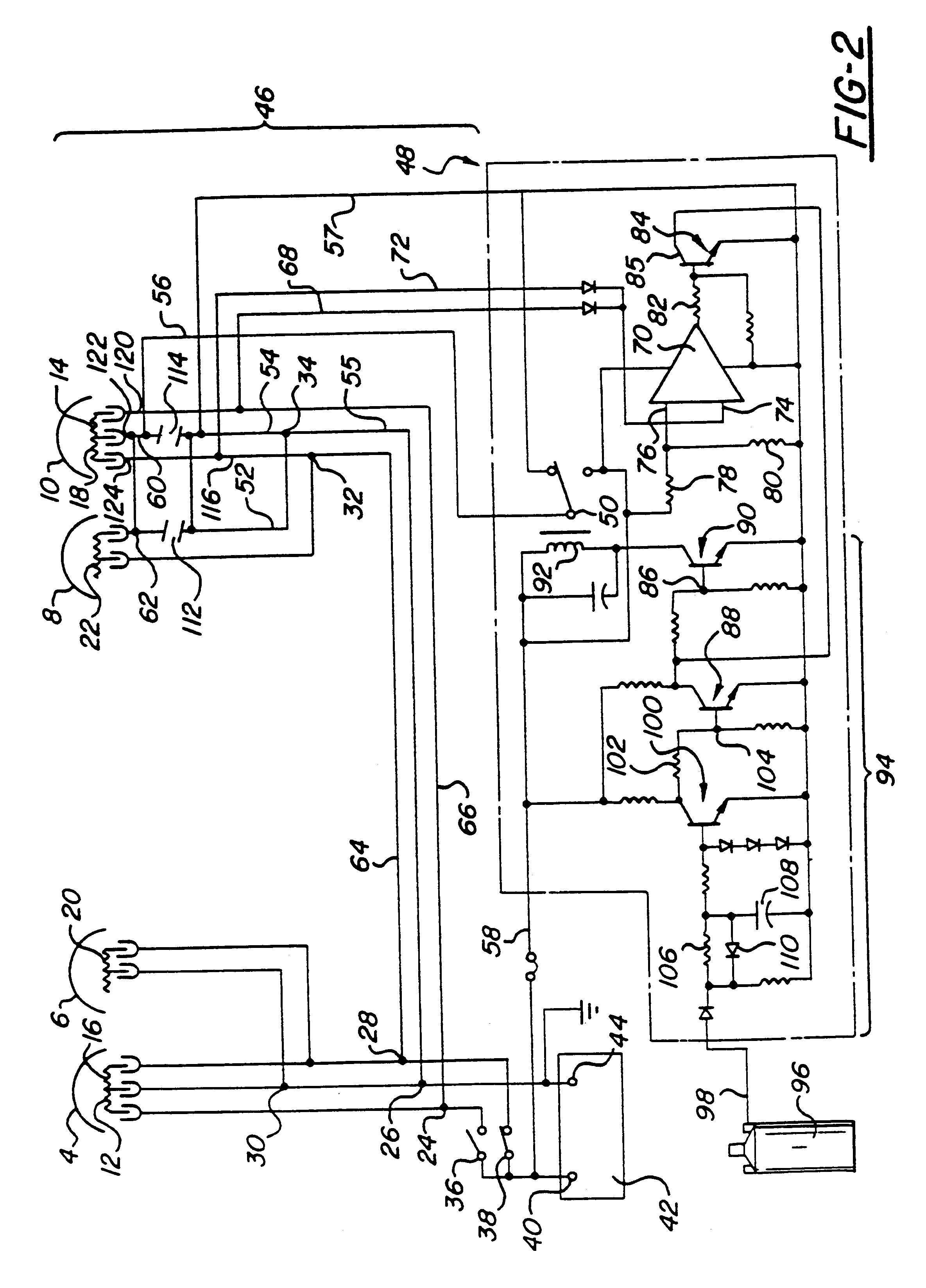 Electrical system for vehicle daytime running lights