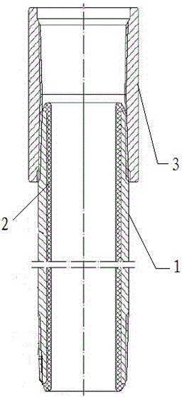 Lining oil tube and manufacturing process thereof