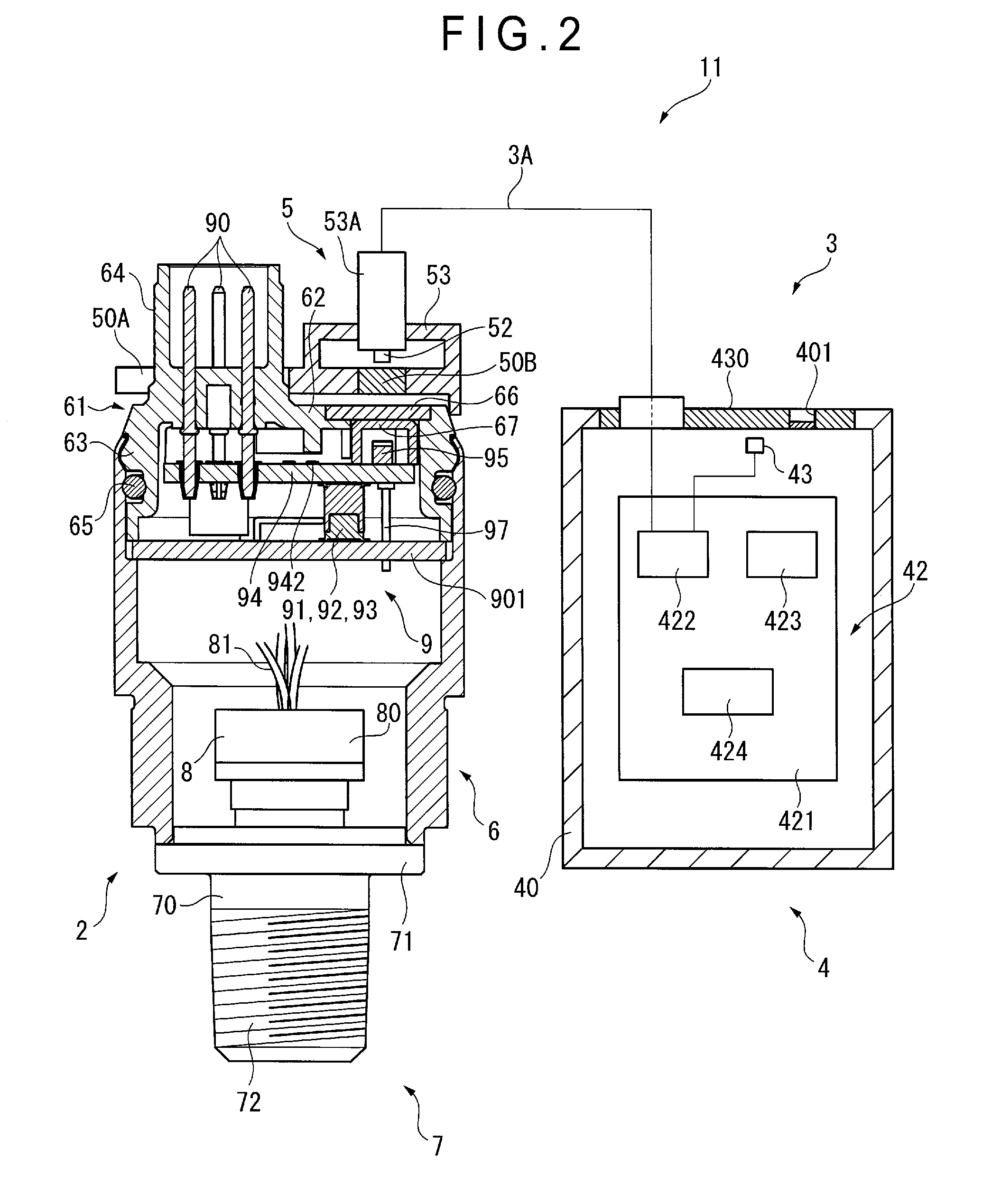 Physical quantity measuring device