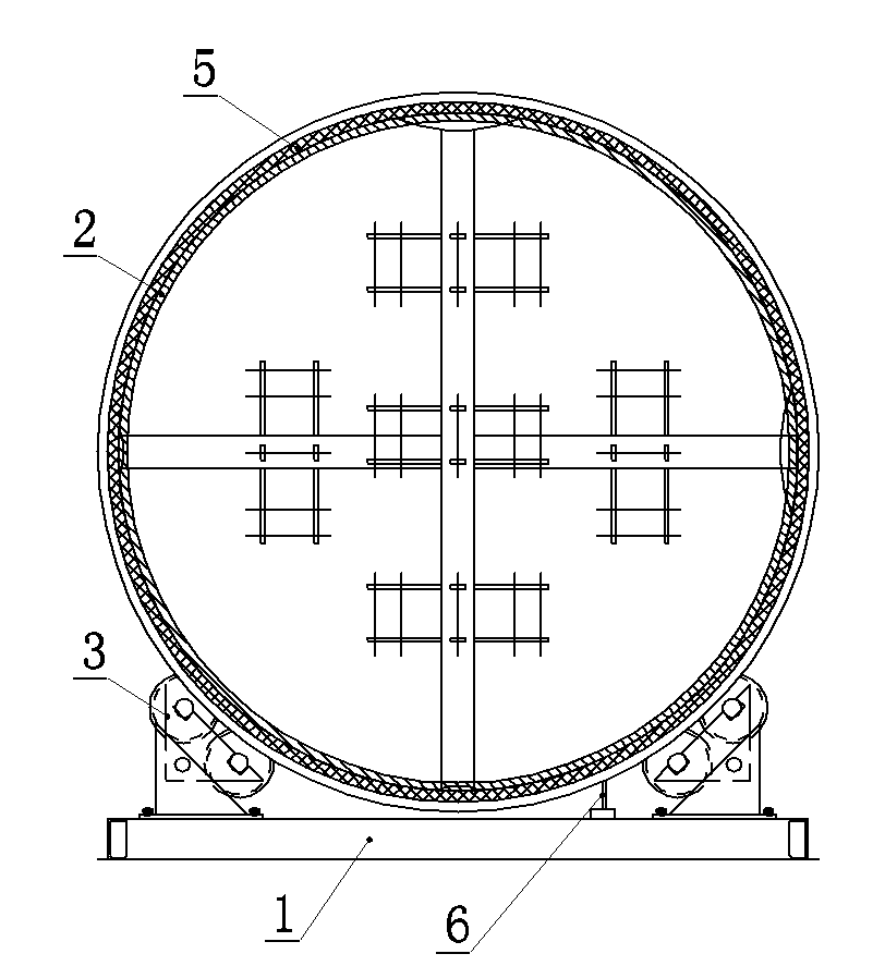 Multi-shaft crushing dryer of rotary drum