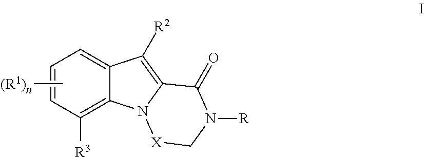 Piperazino[1,2-a]indol-1-ones and [1,4]diazepino[1,2-a]indol-1-one