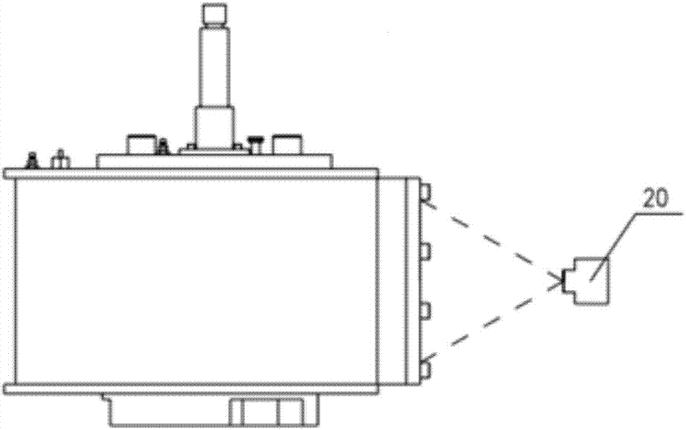 Multifunctional pressure chamber for realizing image measurement and temperature control