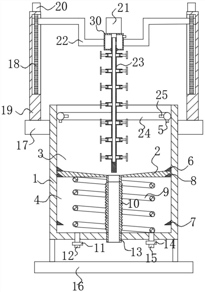 Stone thermal-insulation board raw material mixing equipment