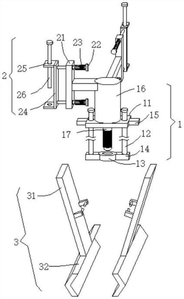 Multifunctional snow blocking device connecting assembly and mounting method