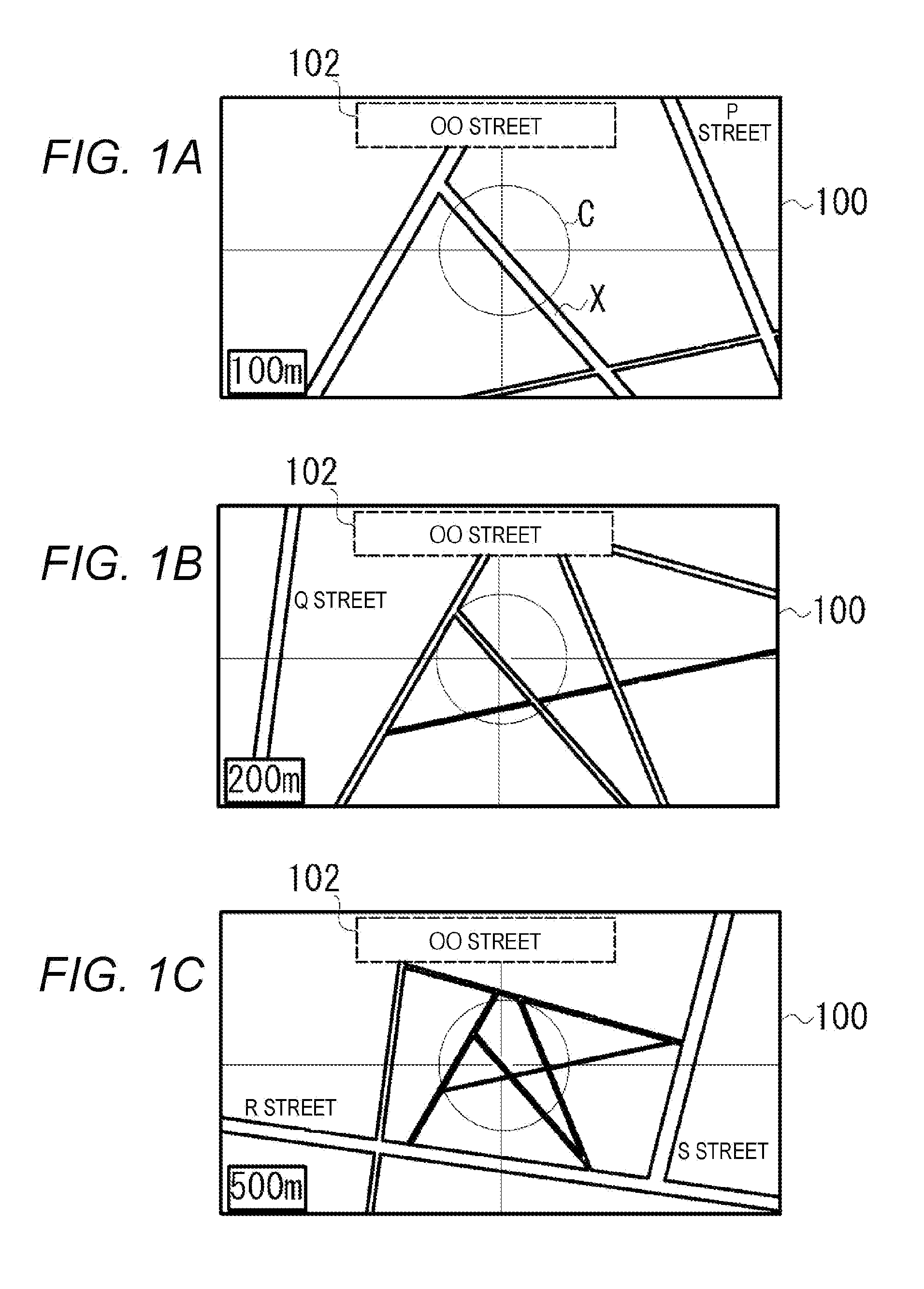 Electronic device, and method and program for displaying name of search object candidate