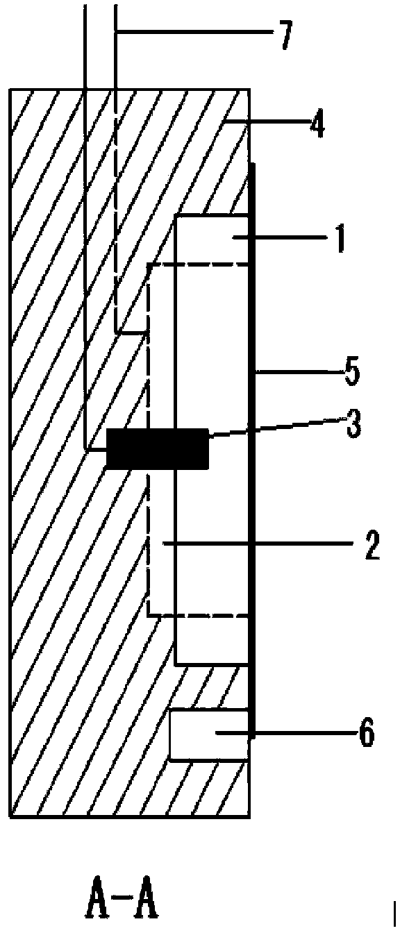 Electrochemical transducer for atmospheric corrosion of metal materials and application thereof