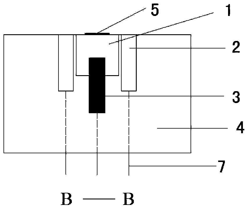 Electrochemical transducer for atmospheric corrosion of metal materials and application thereof