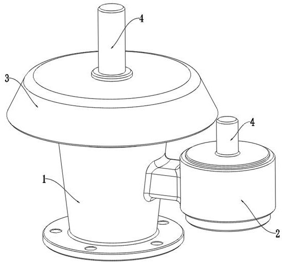 Sulfuric acid storage tank breather valve with drying function