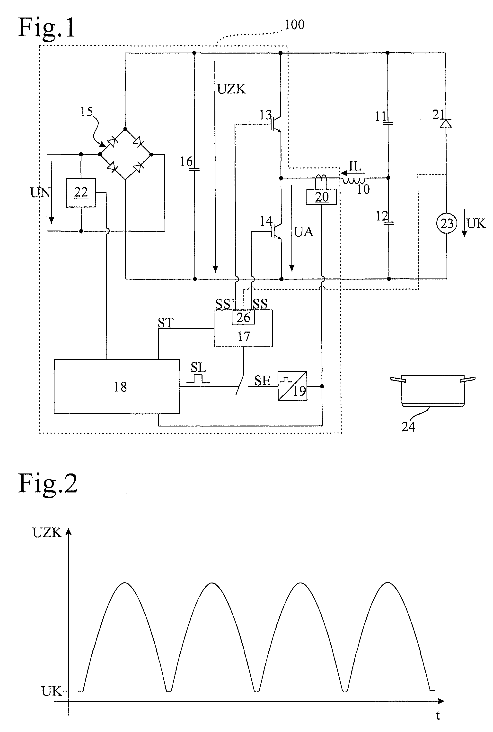 Method and induction heating device for determining a temperature of a cooking vessel base which is heated by means of an induction heating coil