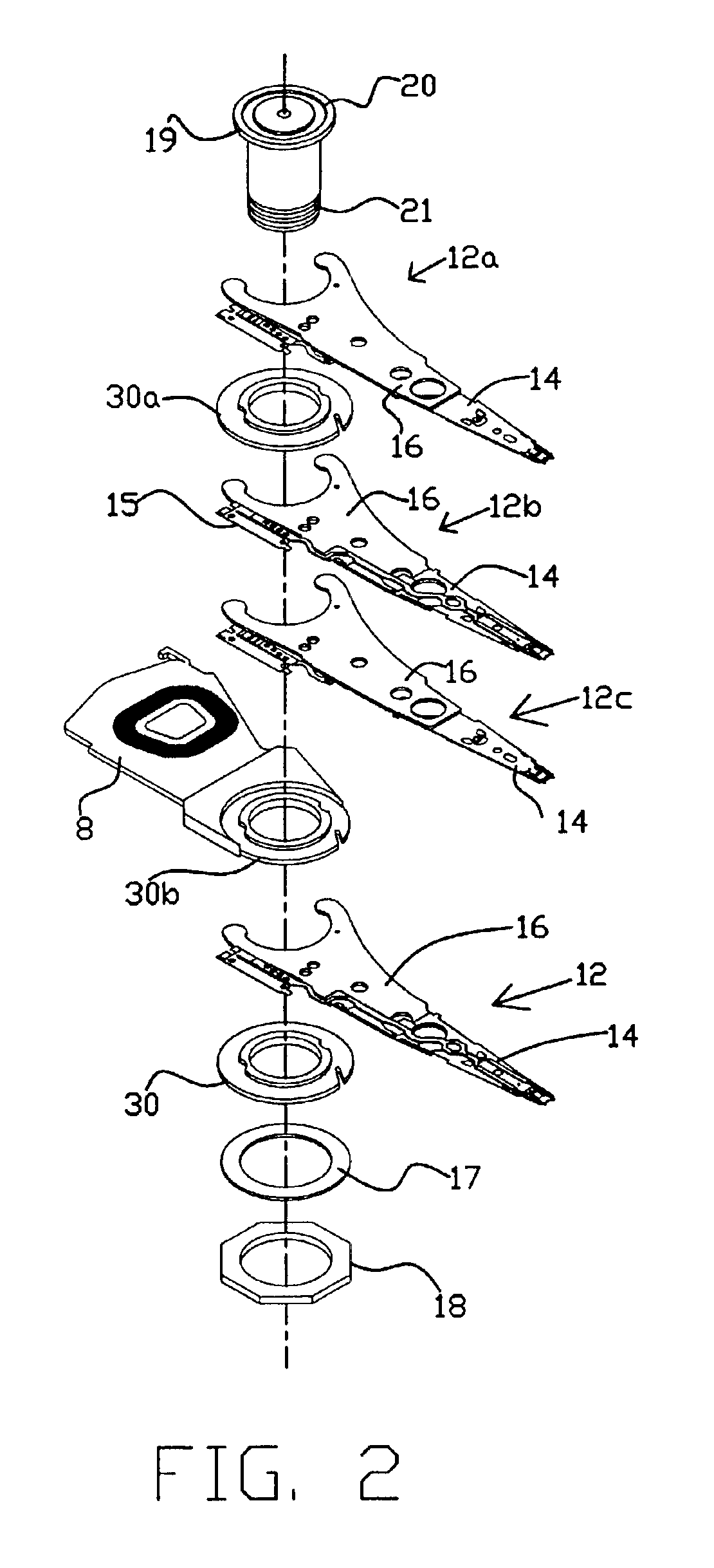 Method for mounting an arm to an actuator