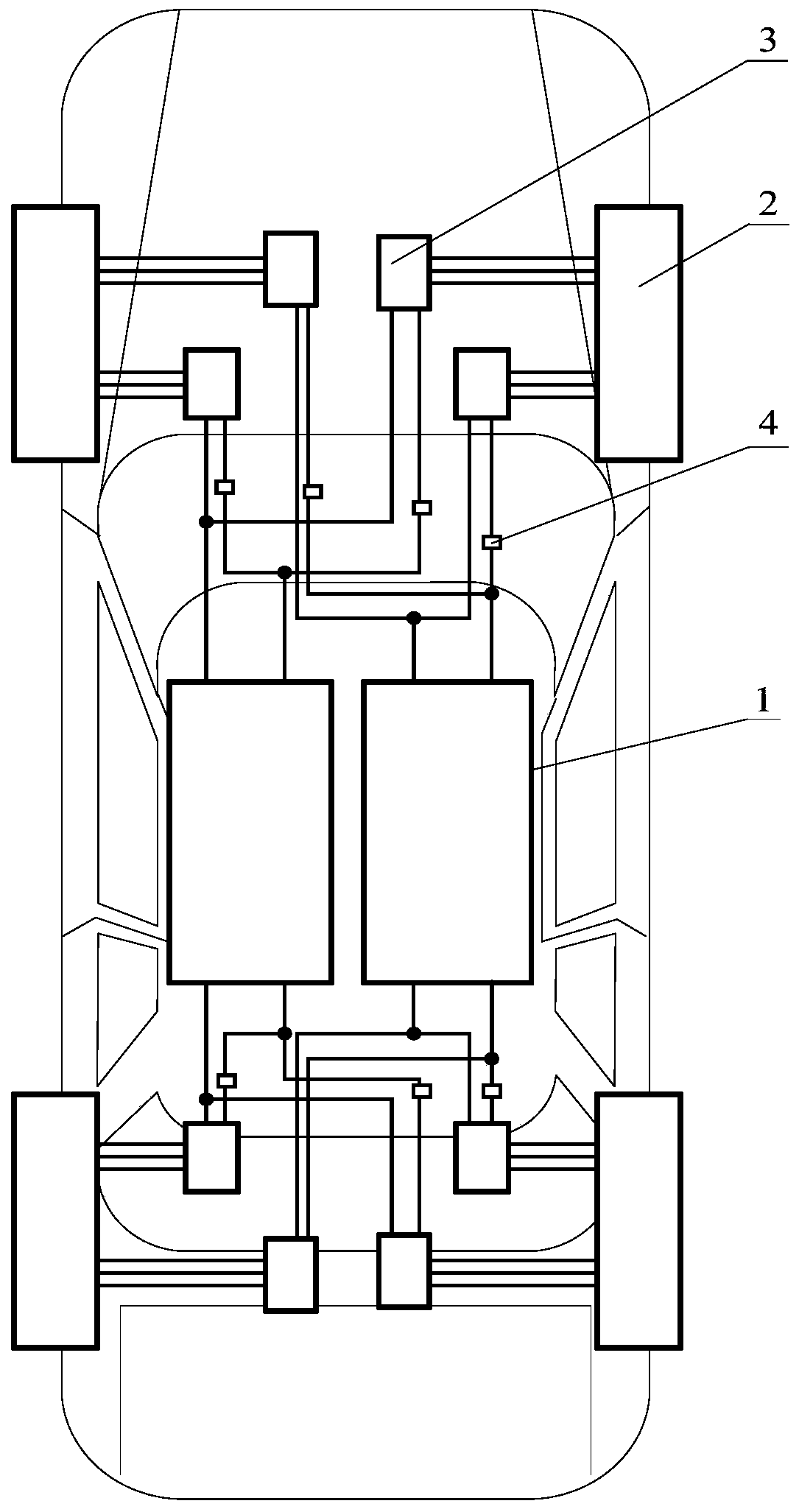 A hub motor type electric vehicle with redundant function