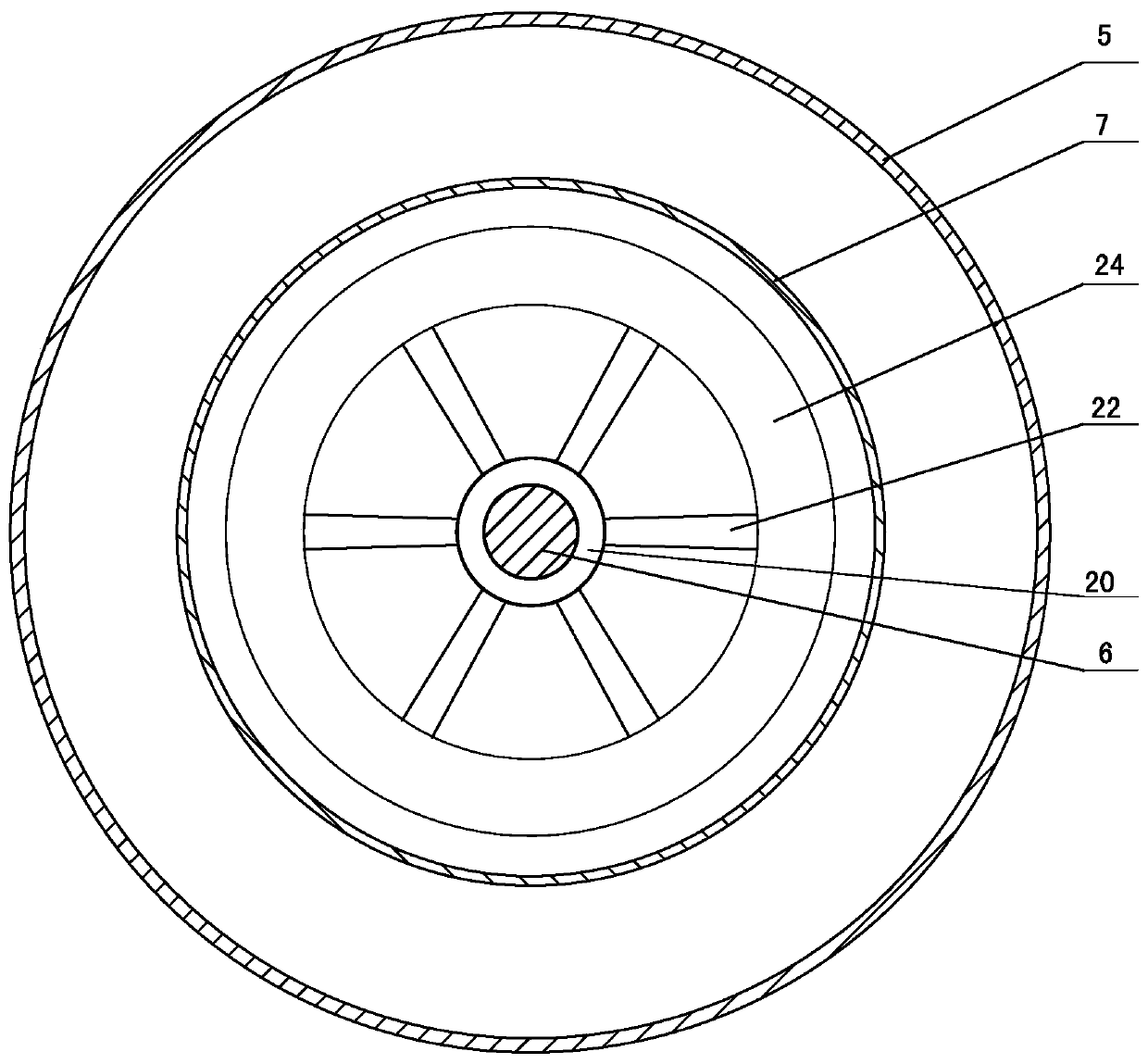 A hub motor type electric vehicle with redundant function