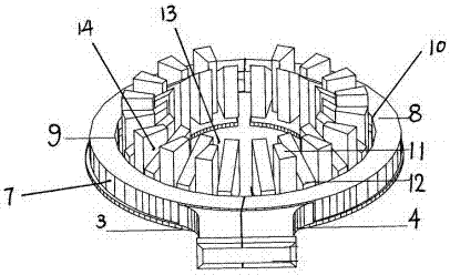 A local overheating cooling device at the end of dry-type transformer winding