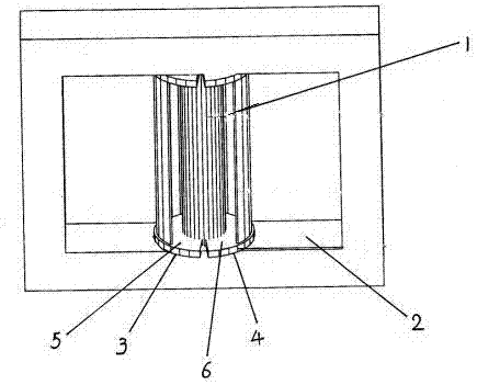 A local overheating cooling device at the end of dry-type transformer winding