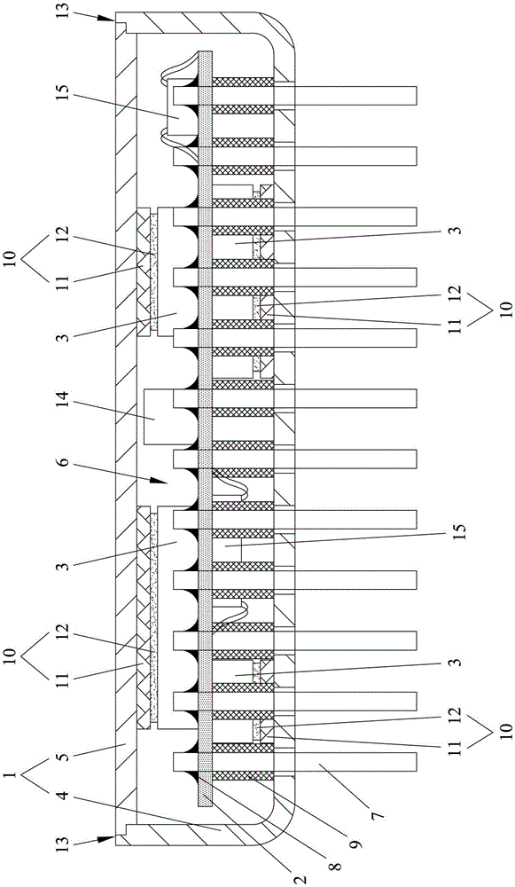 Integrated circuit packaging structure and packaging method