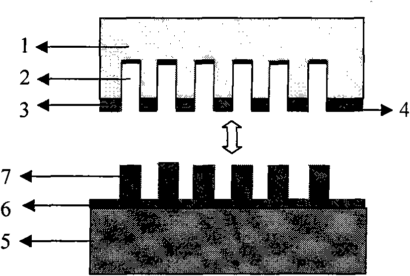 Method for removing cold-embossing residual adhesive layer