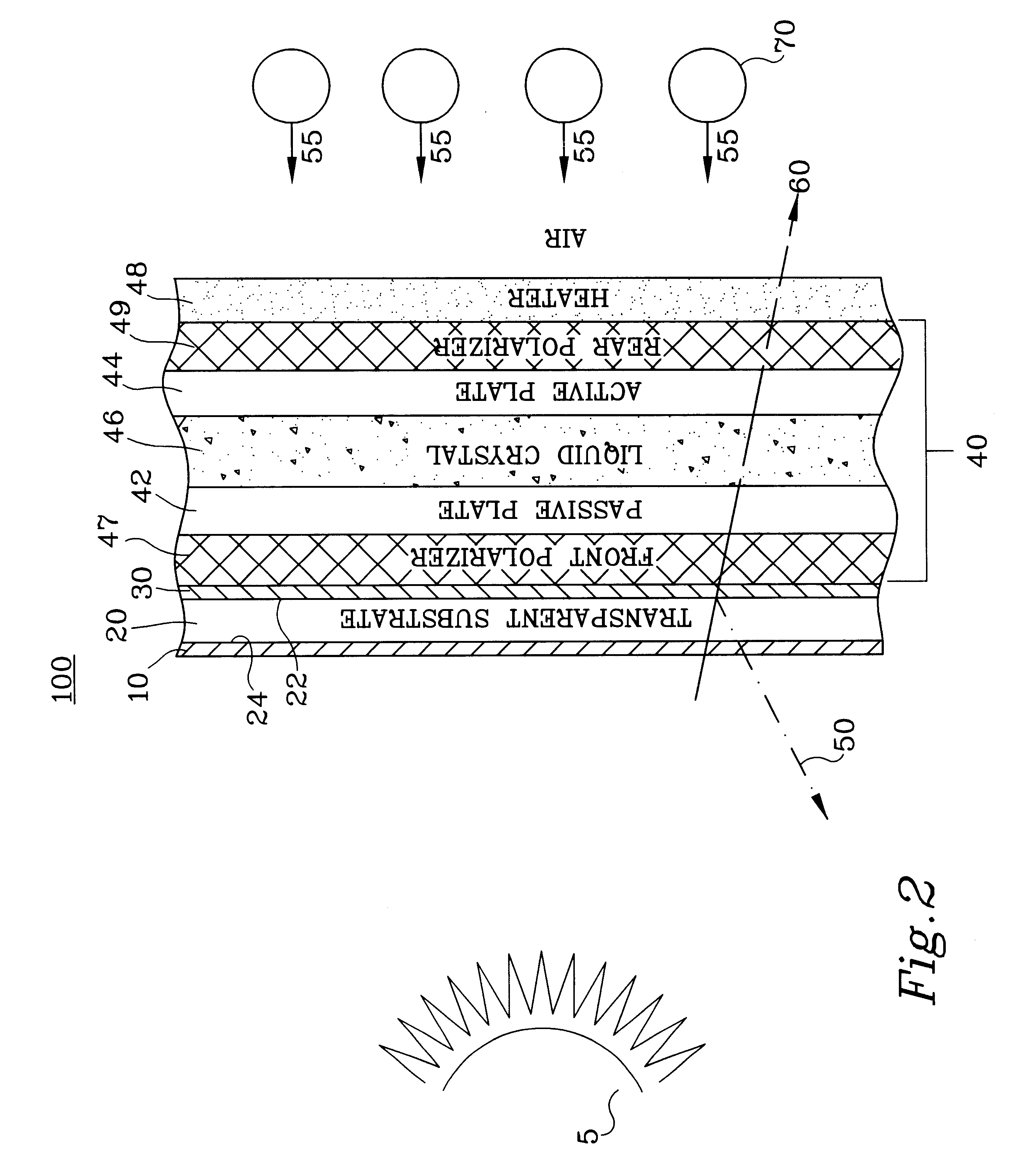 Method of and apparatuses for reducing infrared loading on display devices