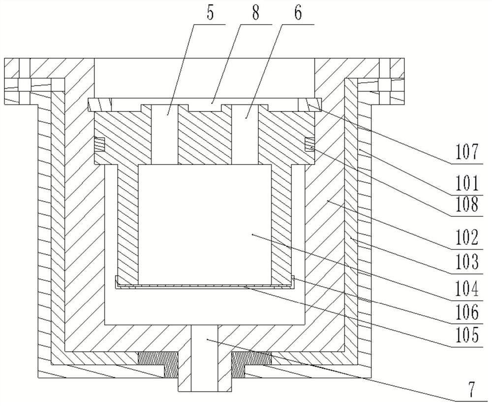 Novel deep sea planktonic microorganism in-situ concentration heat preservation and pressure maintaining sampling system