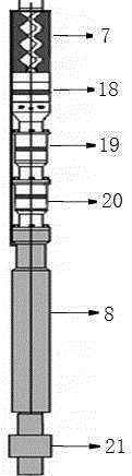 Huff-and-puff oil production device with submersible directly-driven screw pump