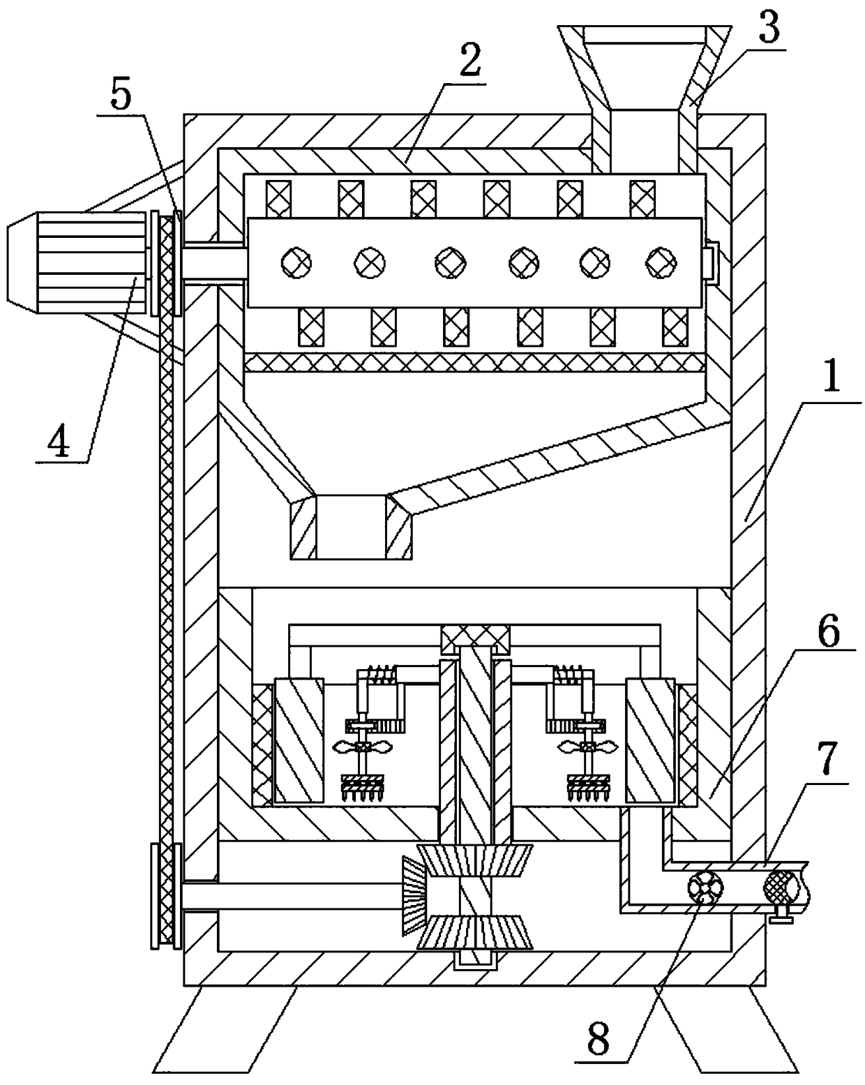 Quick casting wax melting device for precise casting production