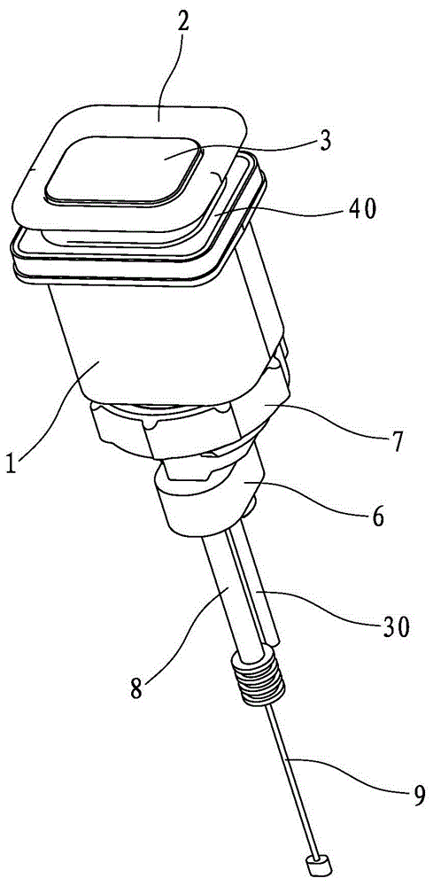 Drain valve manual integrated button