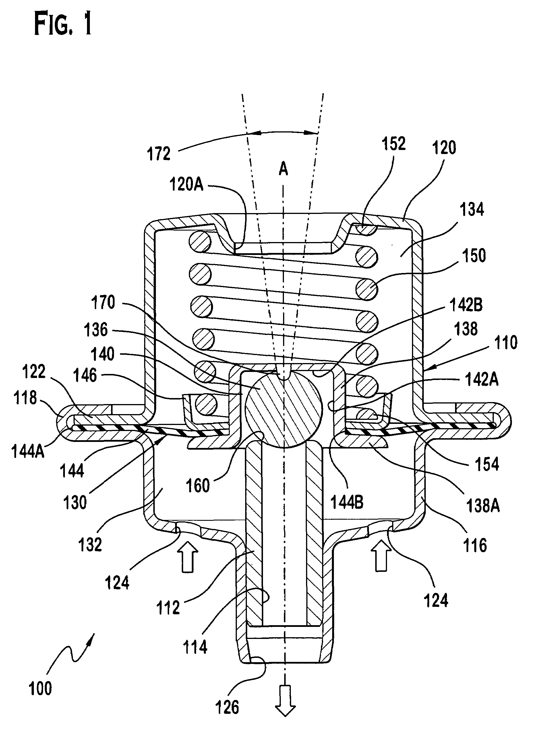 Pressure regulator including a fixed valve ball and method of assembling the same