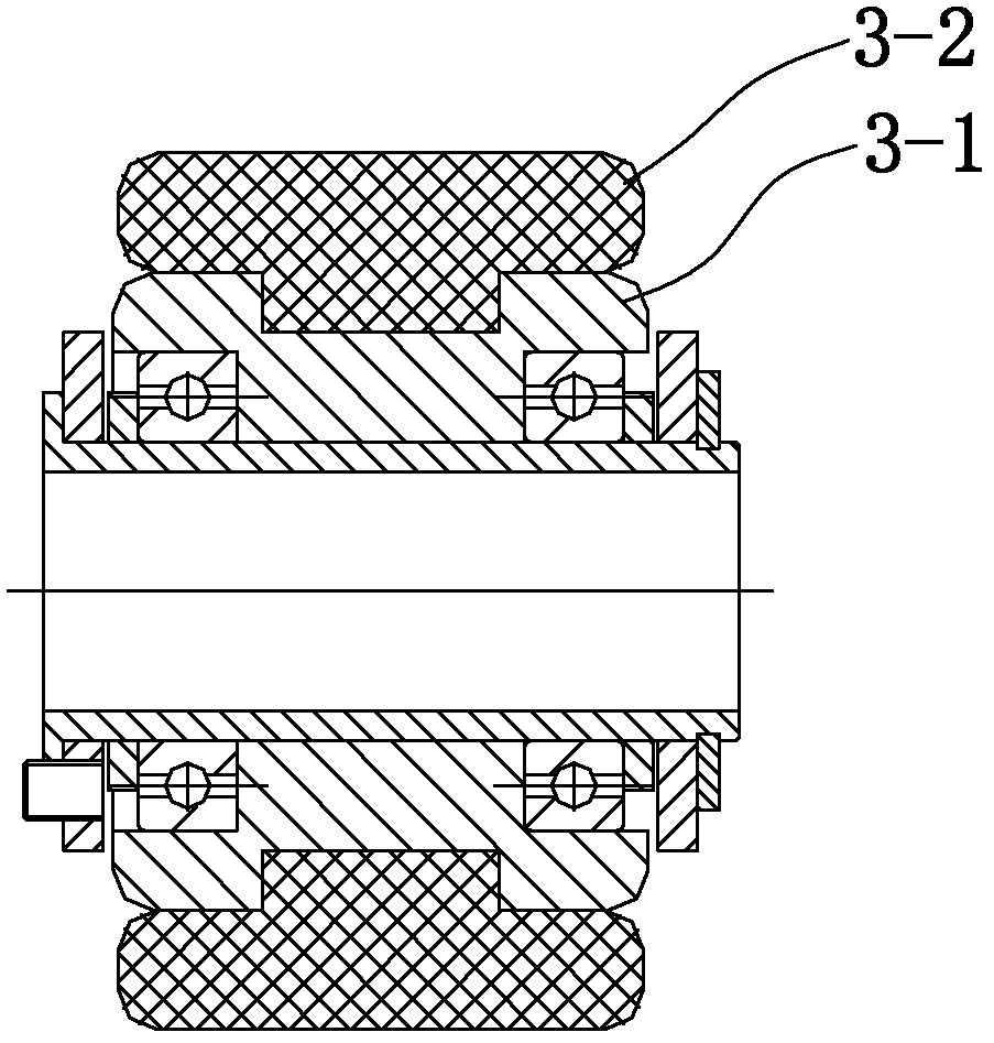 Mechanical-drum turn-up tire building mechanism