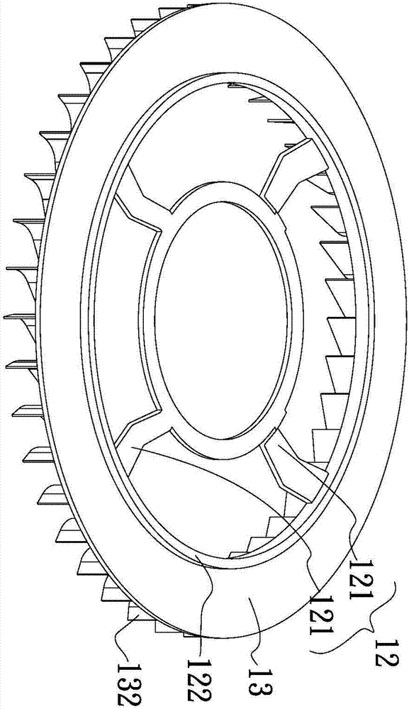 Fan blade structure of fan