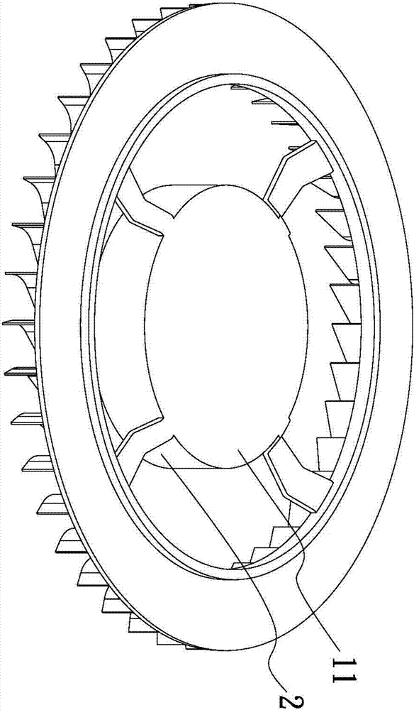 Fan blade structure of fan