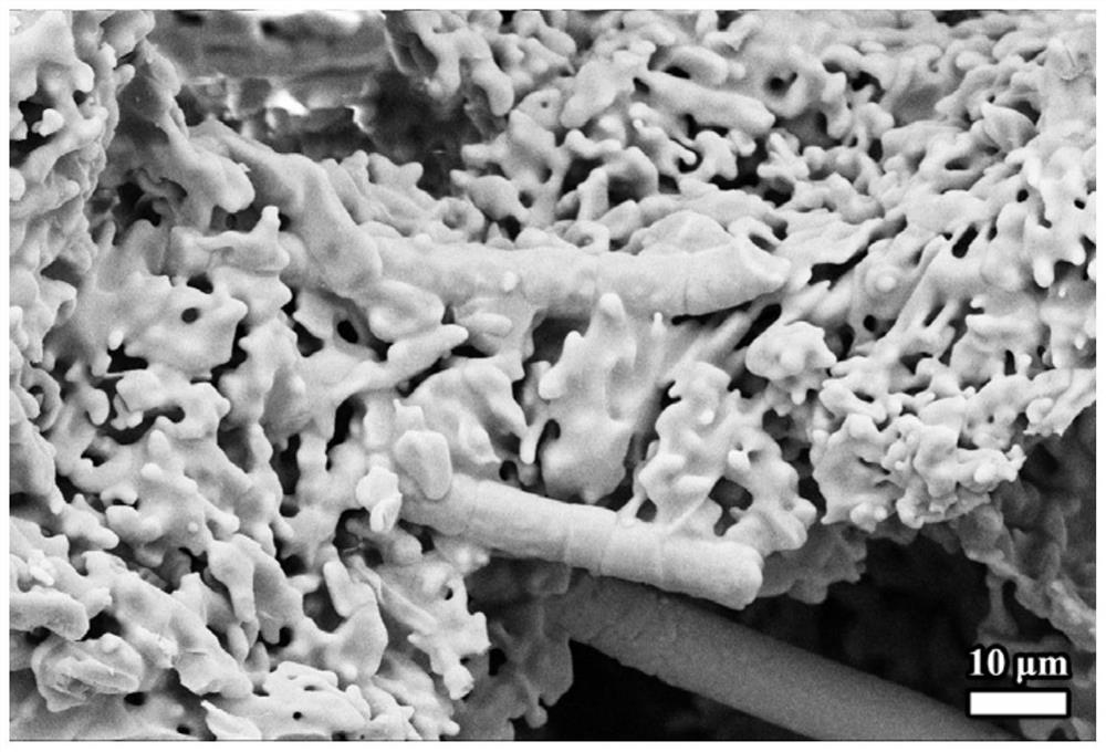 A ysz fiber reinforced γ-y  <sub>2</sub> si  <sub>2</sub> o  <sub>7</sub> Preparation method of porous insulating ceramics