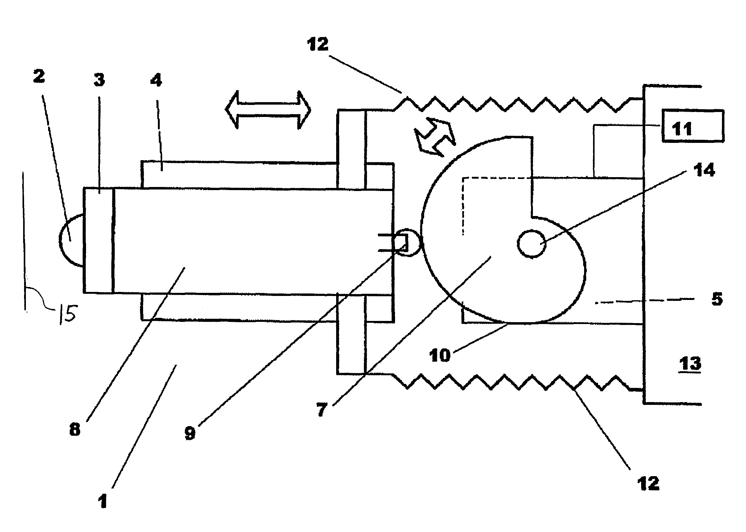 Feeding mechanism for a microtome