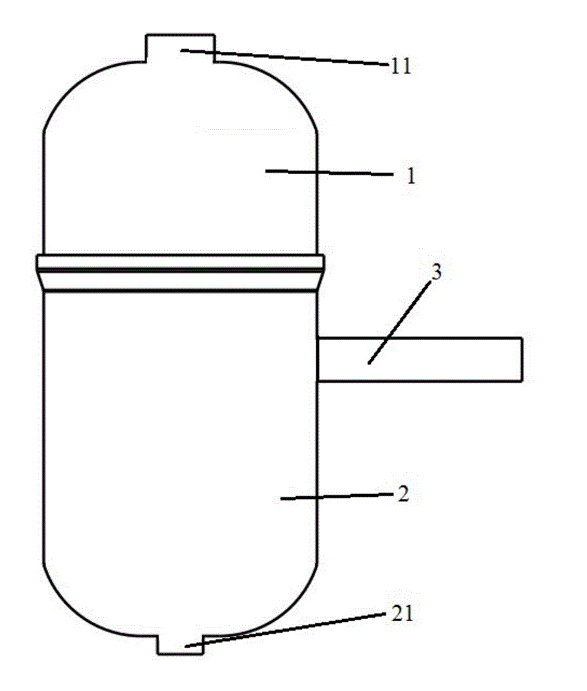 Liquid-discharged gas-liquid separator