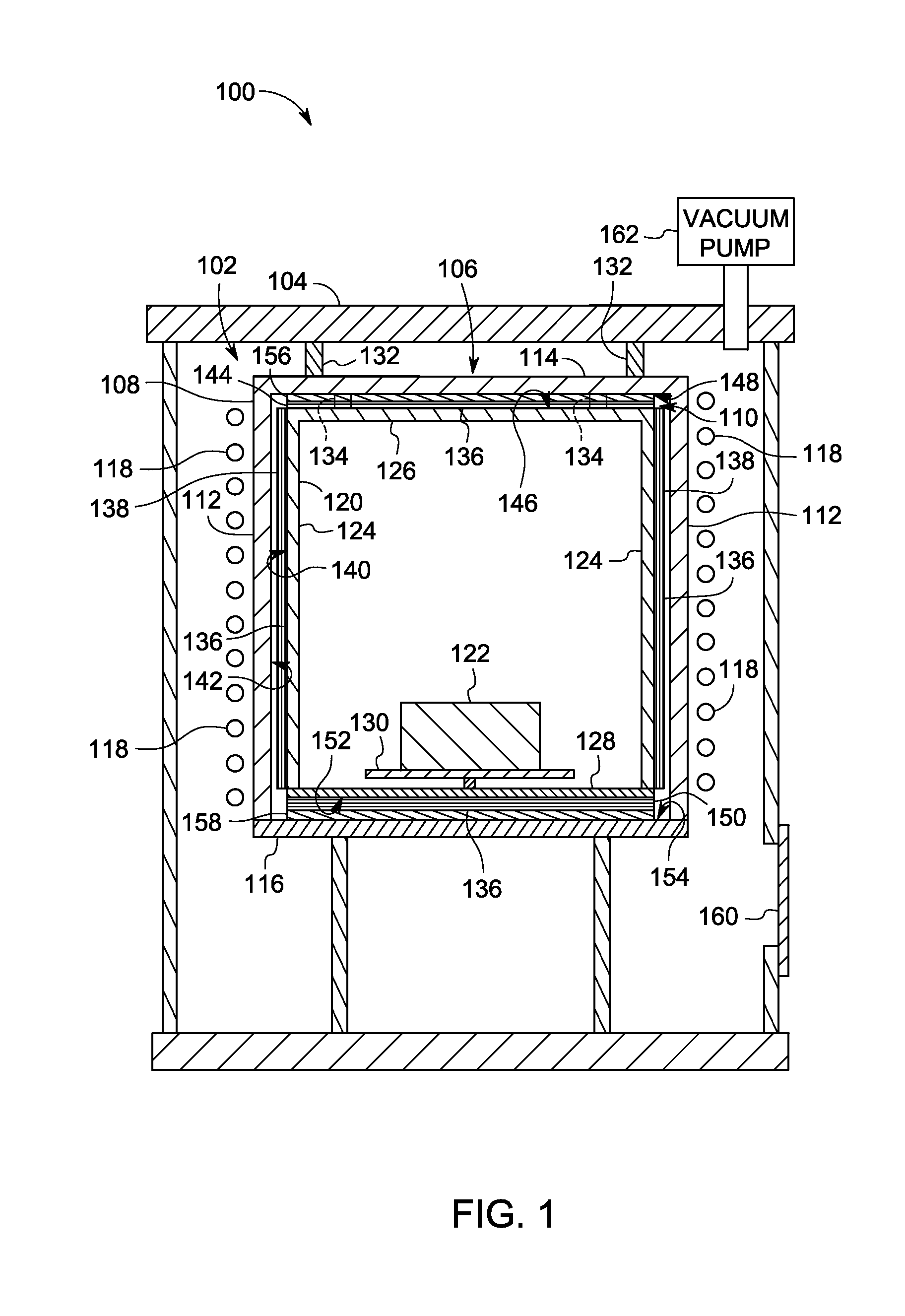 System for insulating an induction vacuum furnace and method of making same