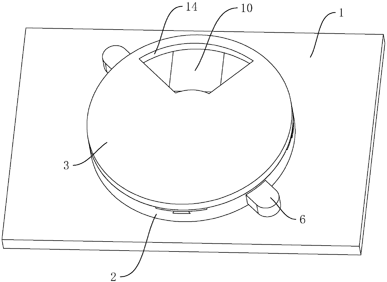 Novel rotary signboard and mounting method thereof