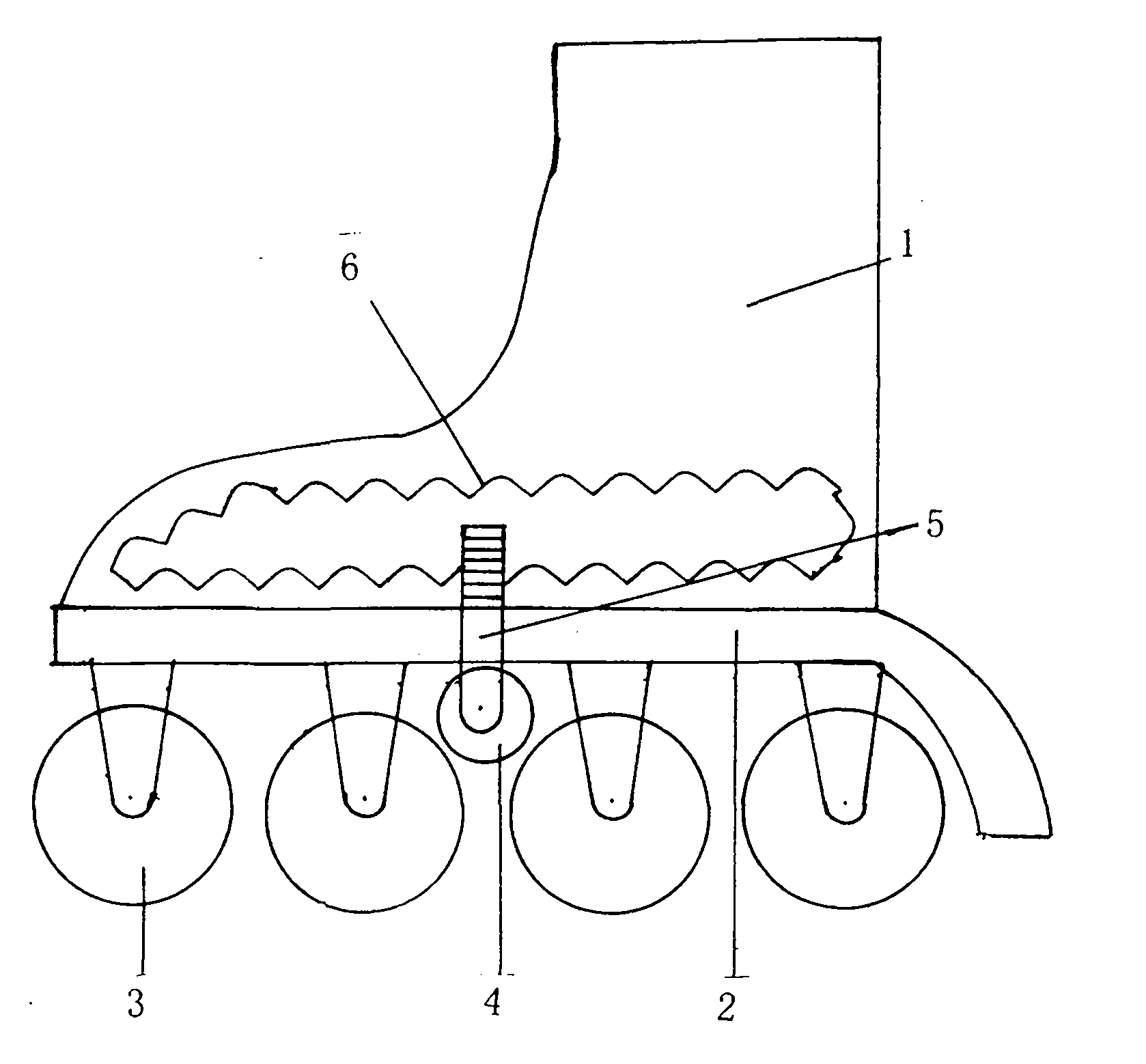 Electric heating roller skates