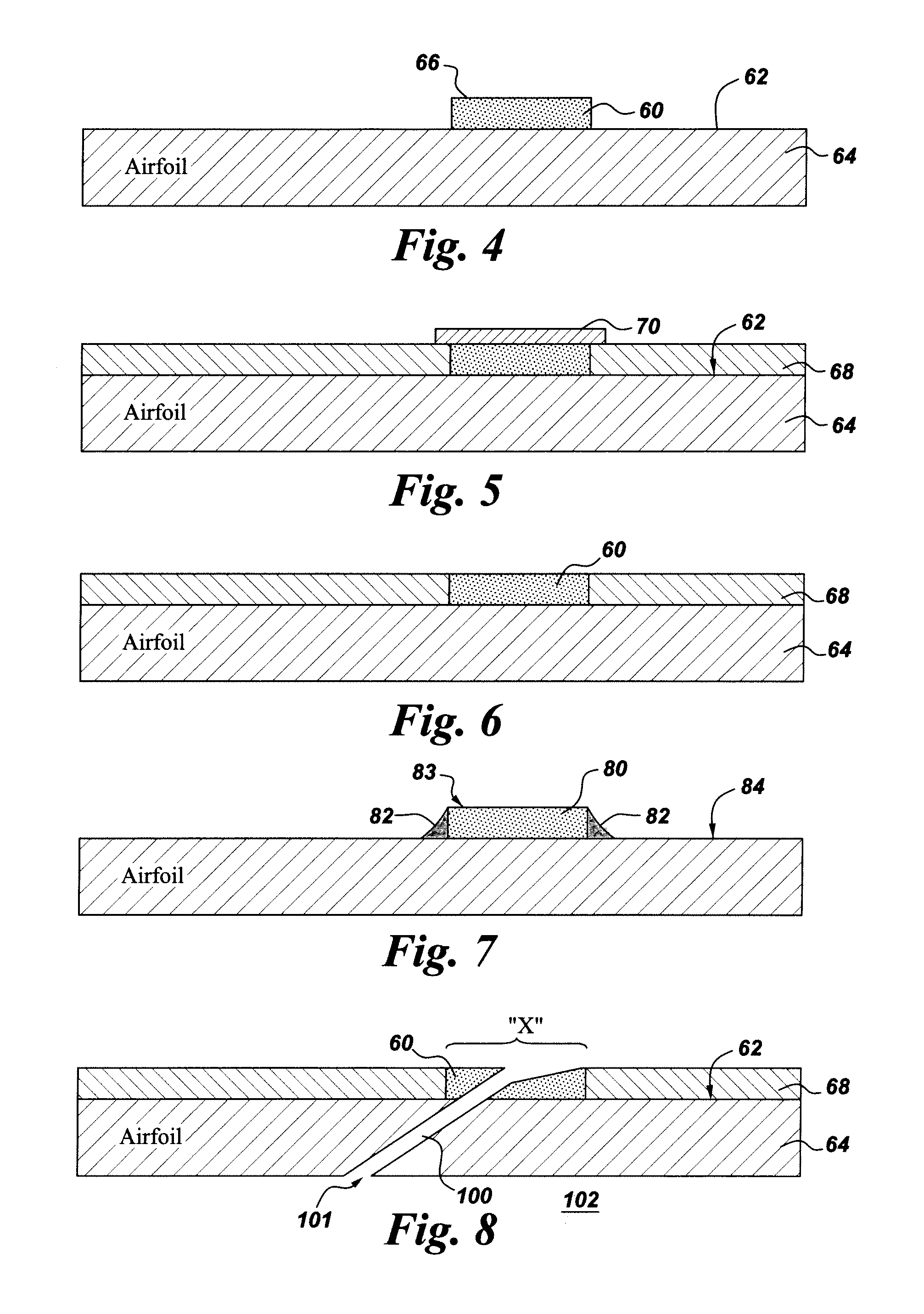 Method of modifying a substrate for passage hole formation therein, and related articles