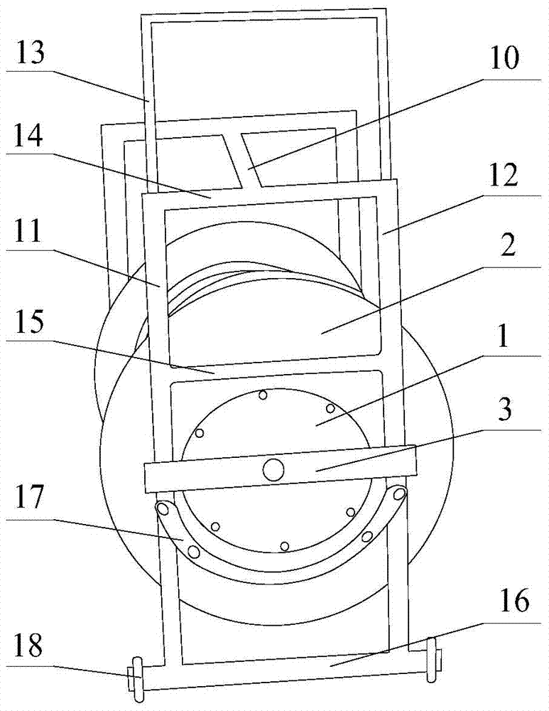 A movable automatic winding reel