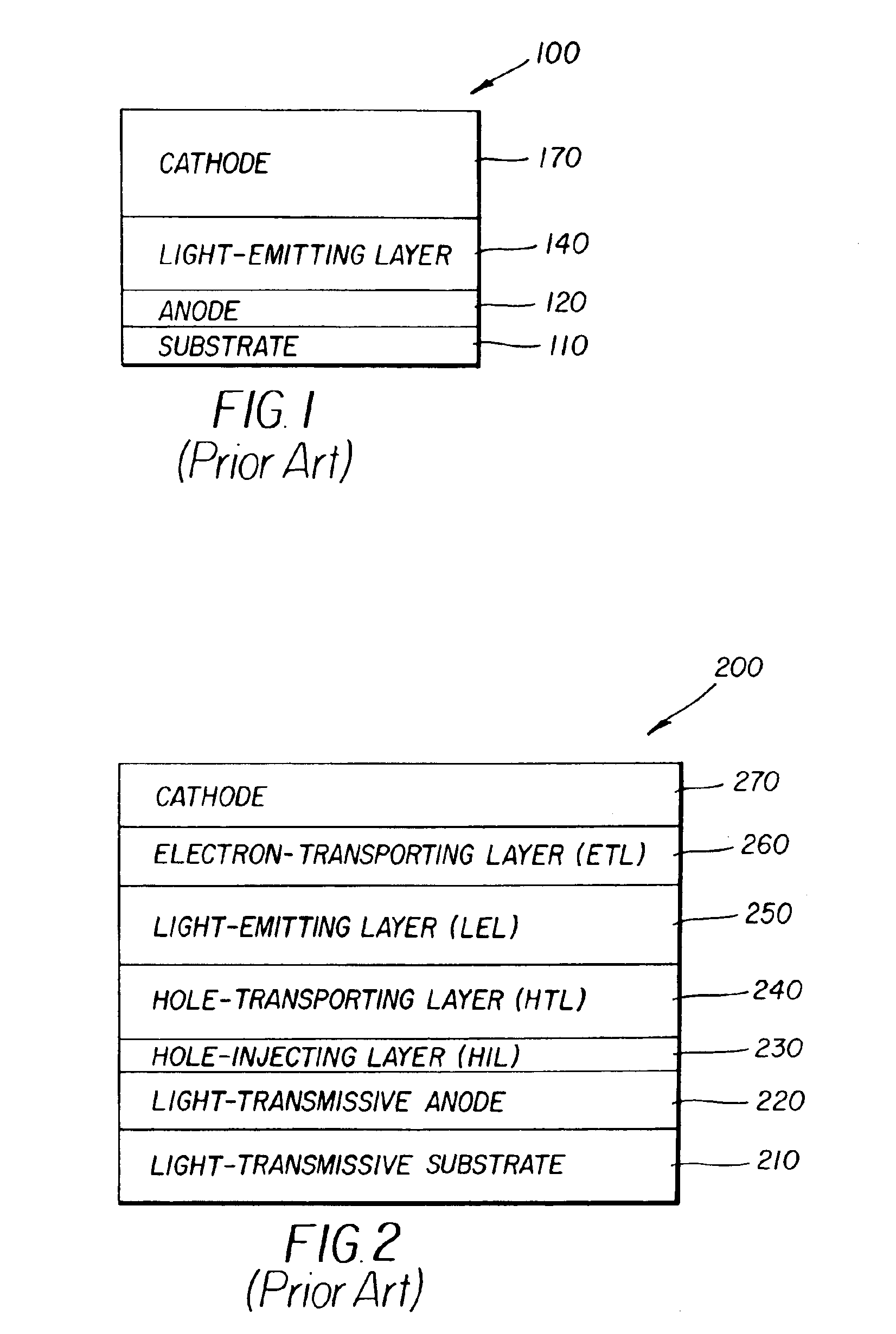 White light-emitting OLED device having a blue light-emitting layer doped with an electron-transporting or a hole-transporting material or both