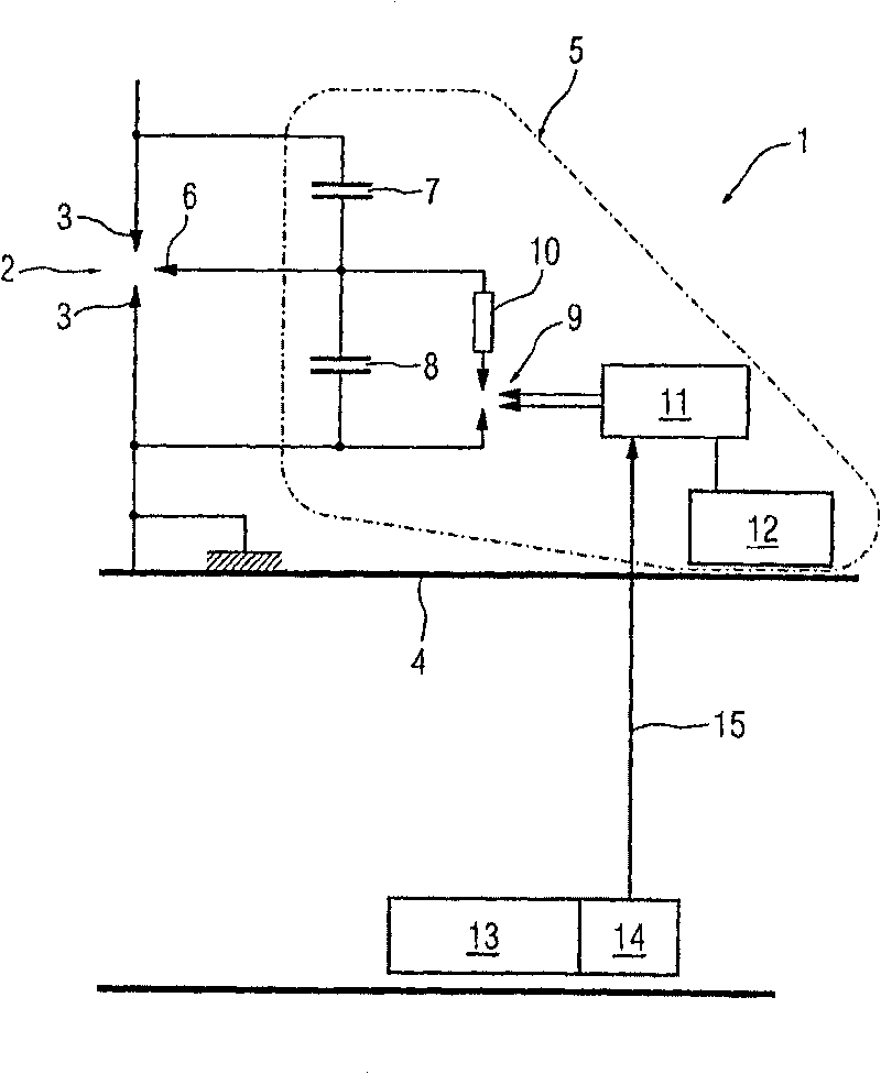 Optically ignited spark gap