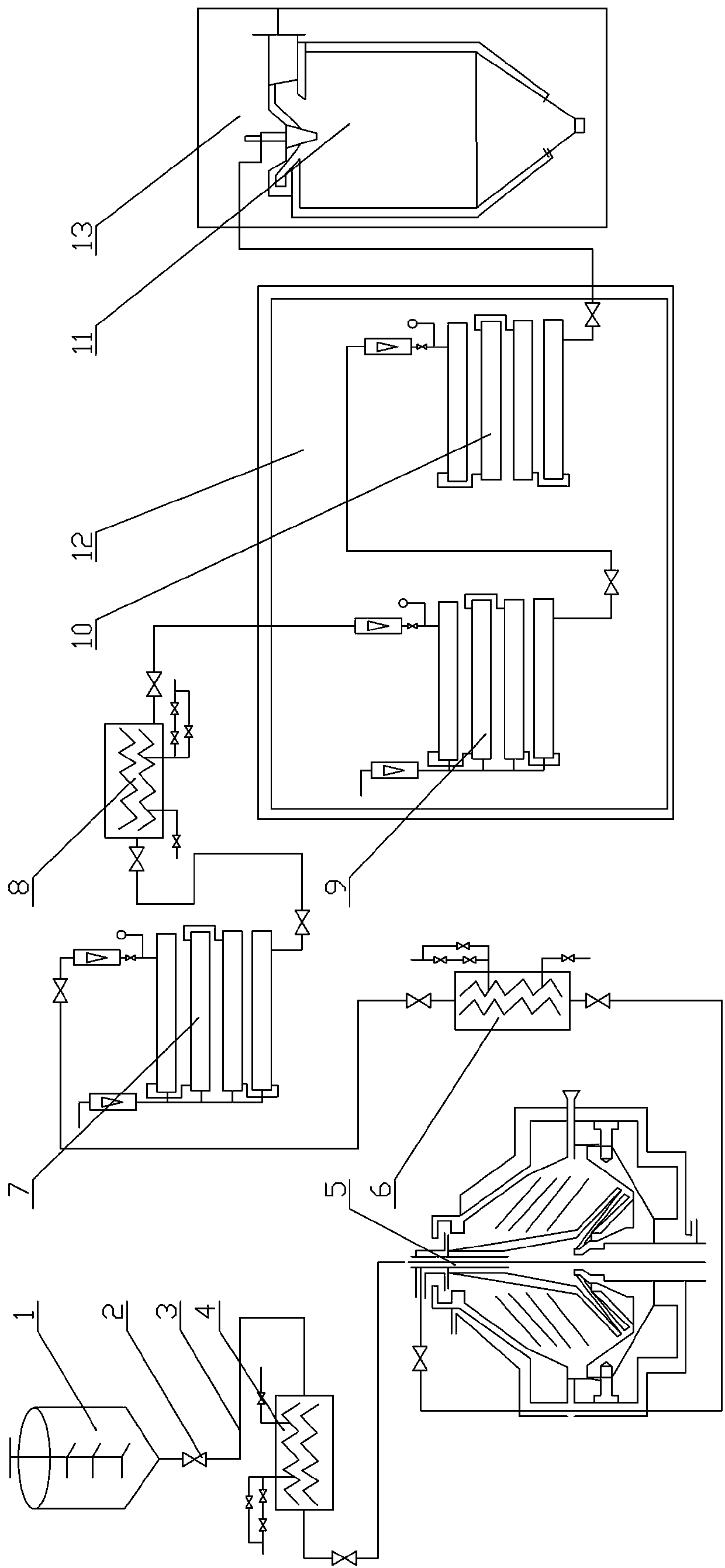 Production system for preparing phycocyanin through low-temperature alcohol extraction as well as process method