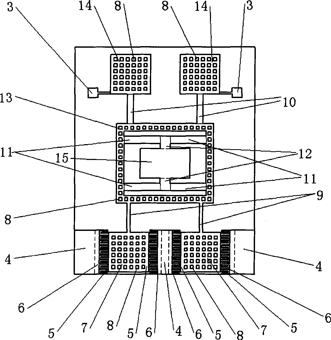 Vibration isolation frame work decoupled silicon micro-gyroscope