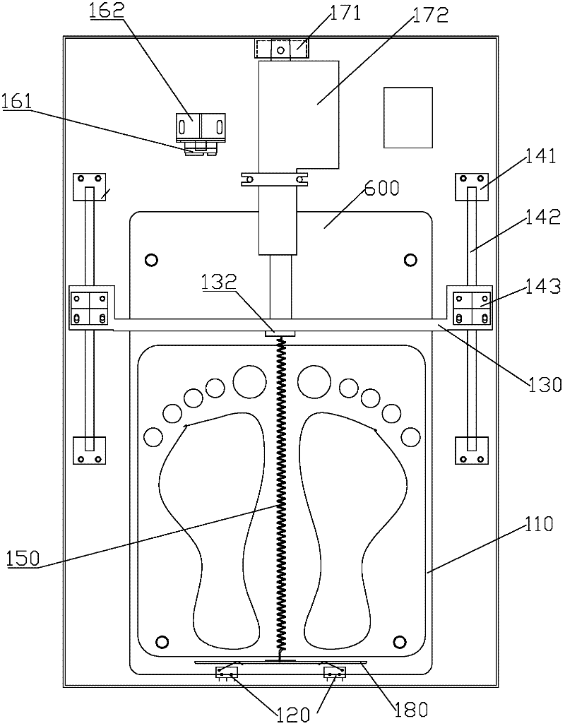 Device for selecting size by body measurement