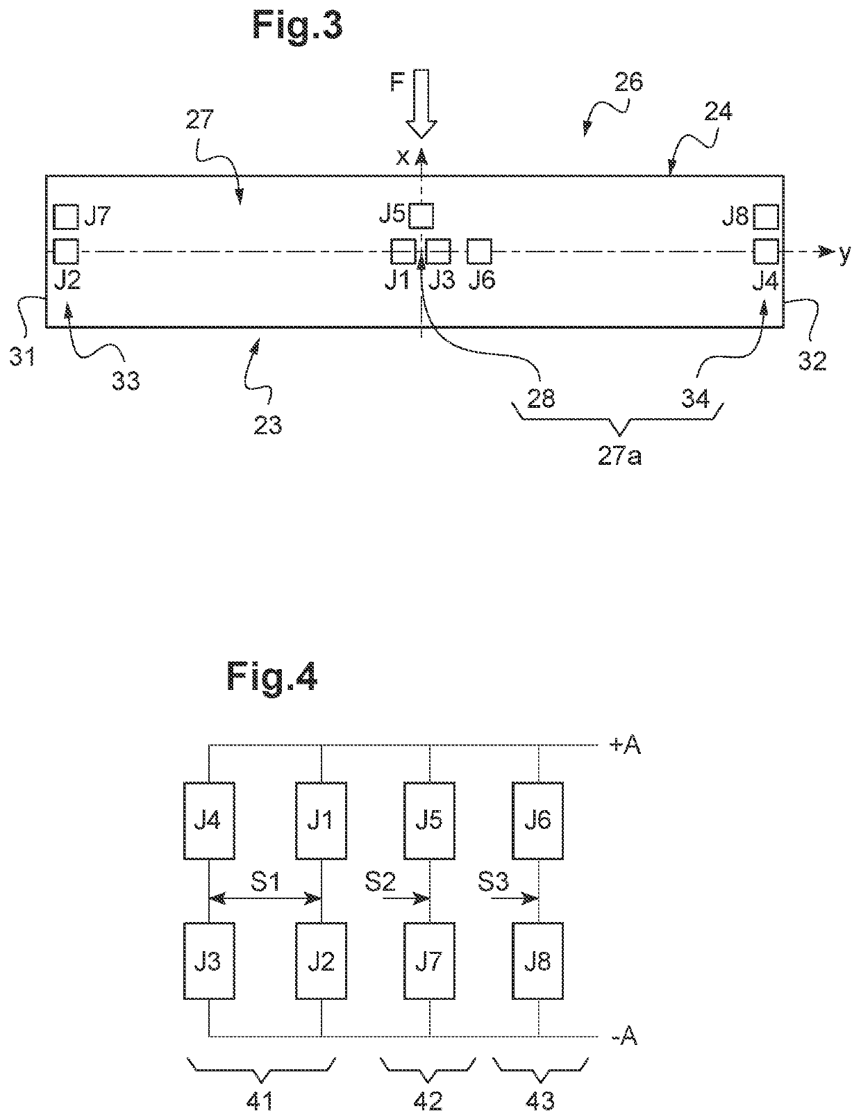 Sensor for measuring a tightening force applied on a screw-assembly member