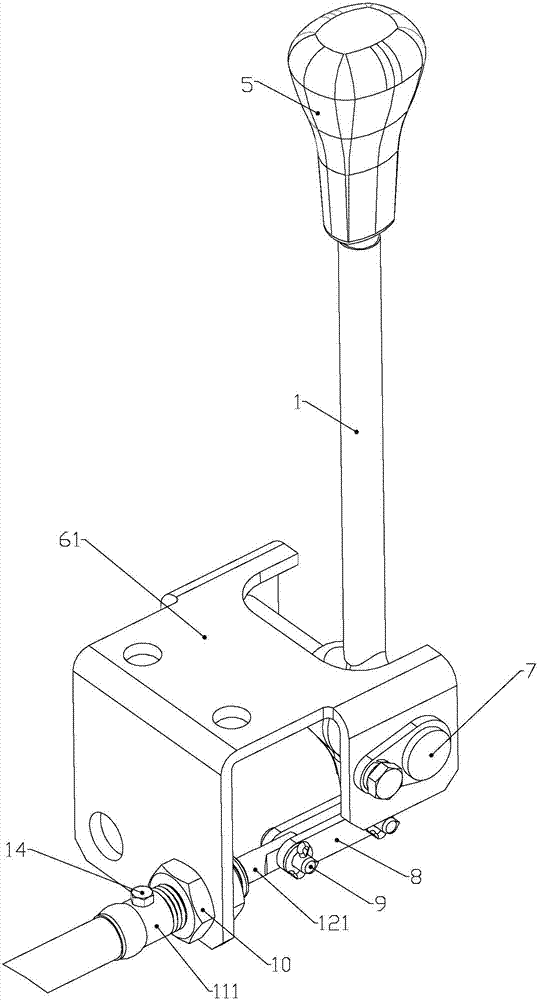 A flexible control device for a hydraulic valve