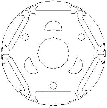 Motor rotor structure, permanent-magnet synchronous motor and variable-frequency compressor