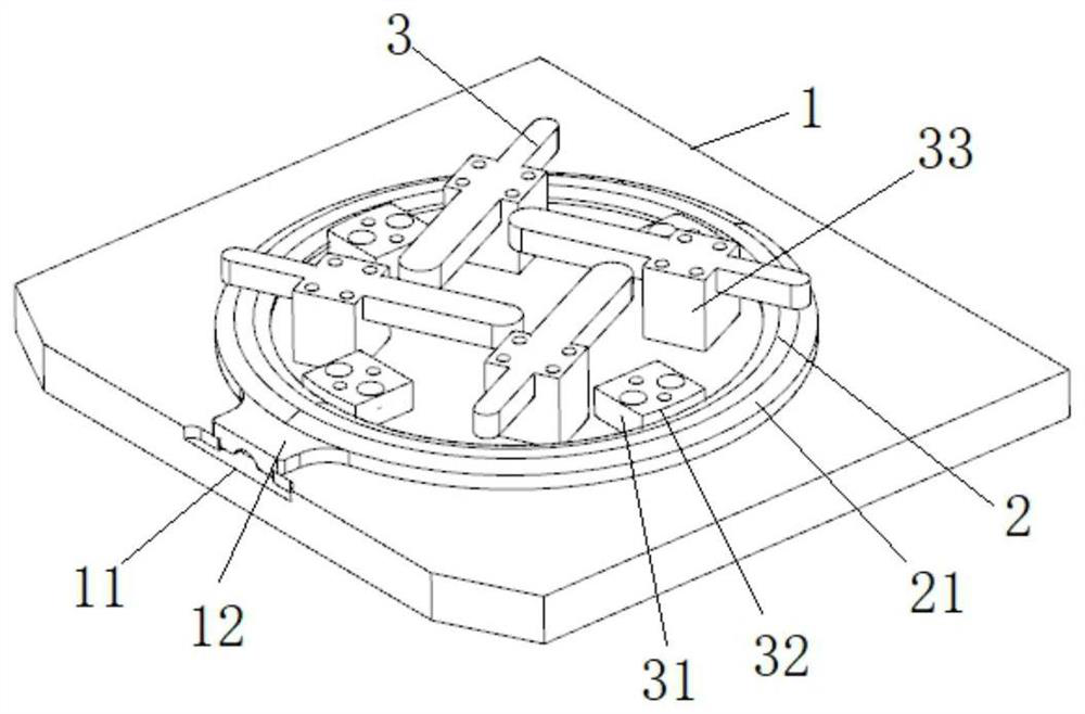 Laser engraving processing method and positioning fixture for lampshade decorative ring