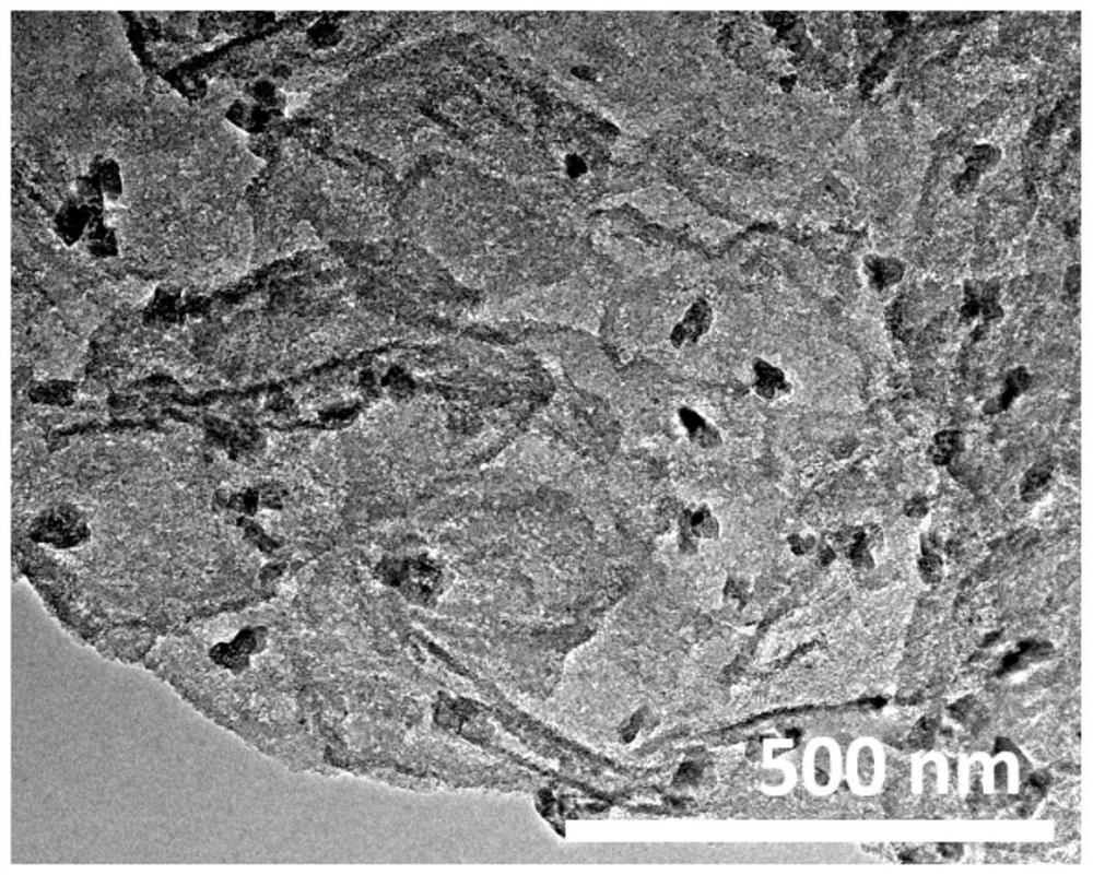 m  <sub>2</sub> c/carbon nanosheet composite material and its preparation method and application