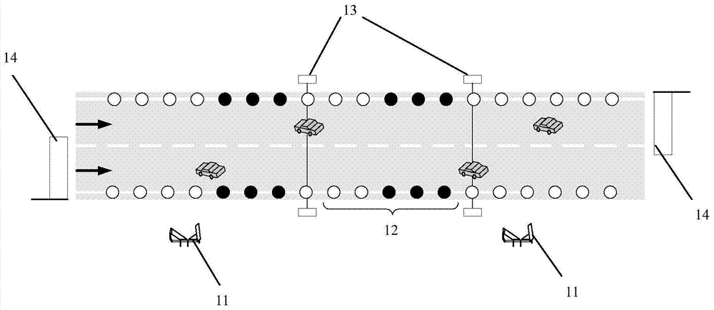 Fog region driving safety intelligent guiding system and method